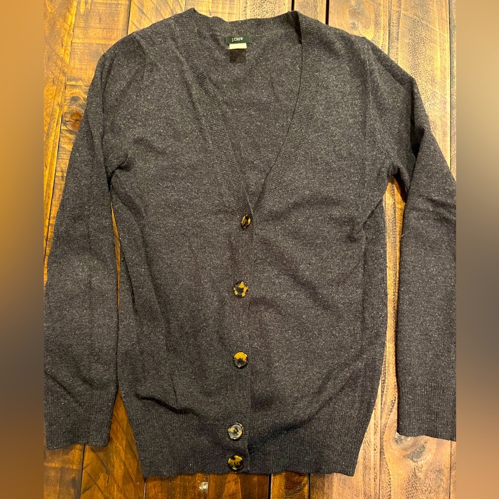 JCrew wool button up cardigan